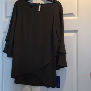 Brand new olive green long sleeve shirt